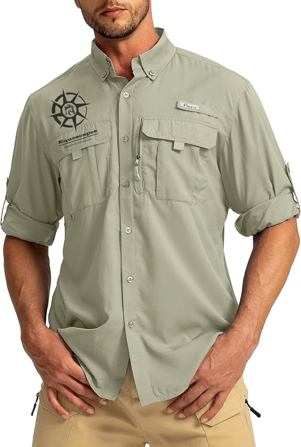 Realtree Shirt G Gradual Men's Fishing Shirts With Zipper Pockets