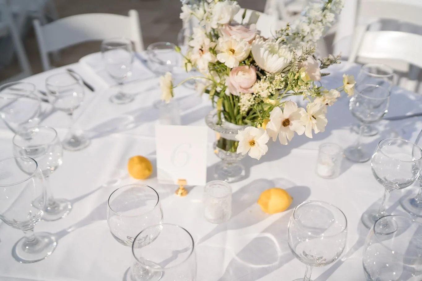 When life gives you lemons, you use them for your wedding decor 🍋 
Florals: @poppyflowersco styled by @wildlyflowered
