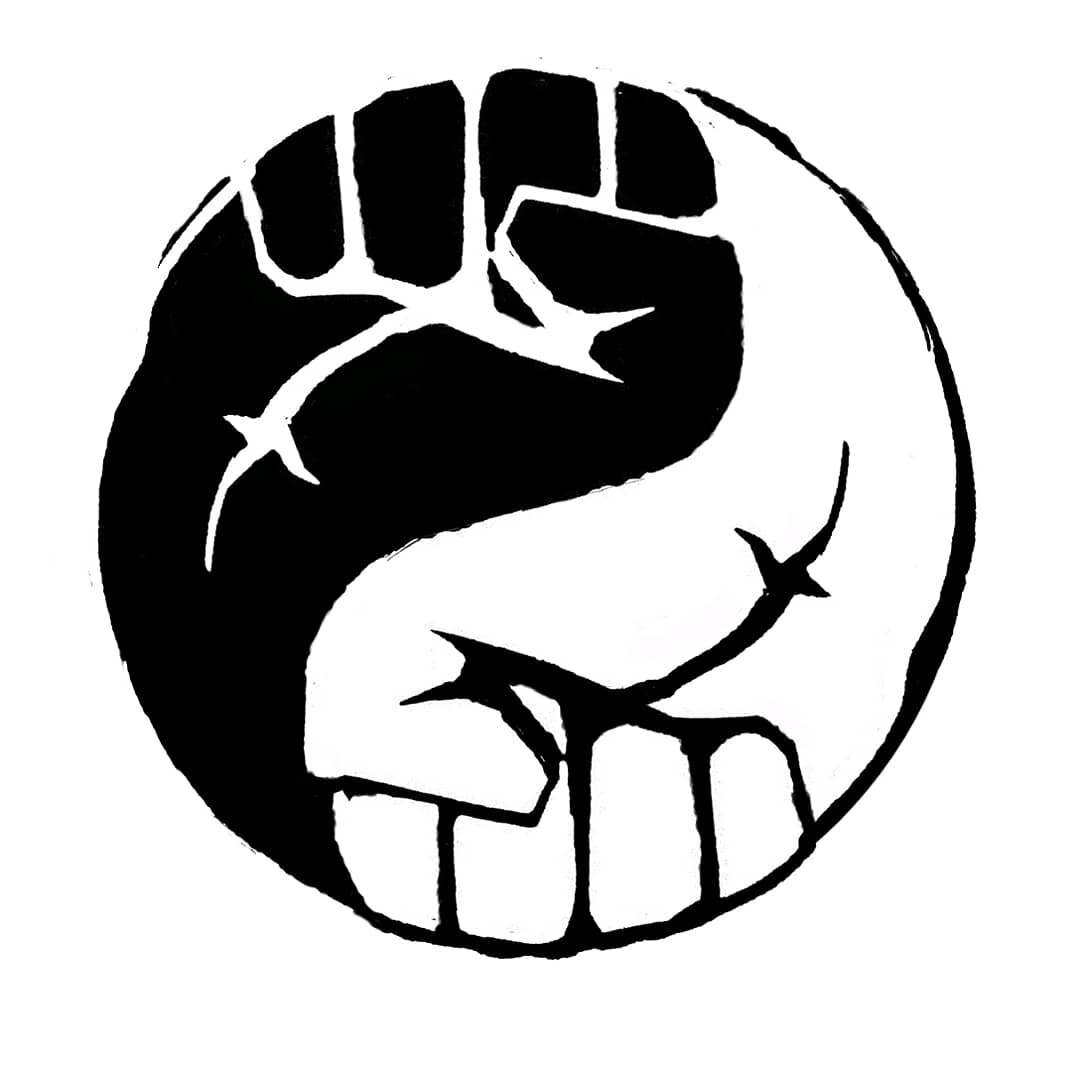 Hive mind, your help if possible. I made this, can't find anything quite like on the web. I'm trying to make an image of unity against a common oppressor, anyone seen this before?#peace #unityh hook