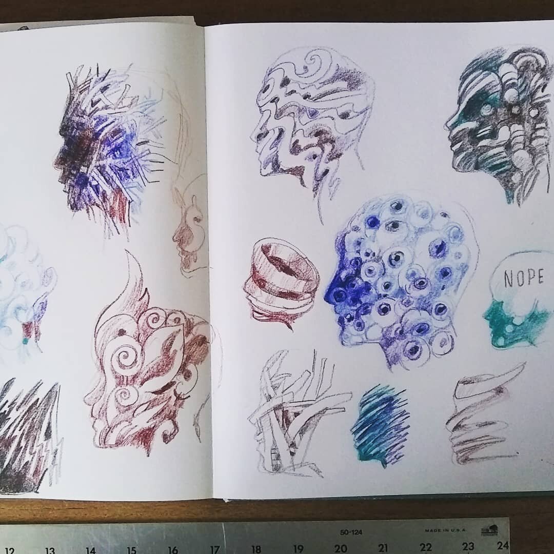 States of mynde, #sketchbook #sketches #mentalstate