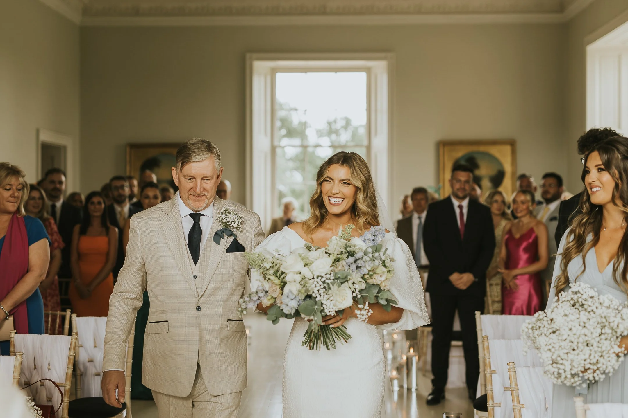 wedding flowers at Stubton Hall