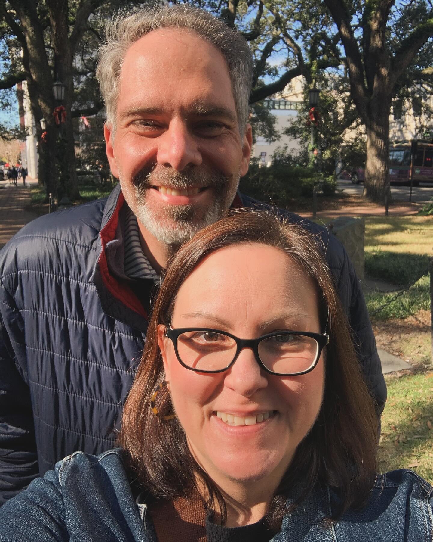 In Savannah, celebrating 27 years. So grateful!