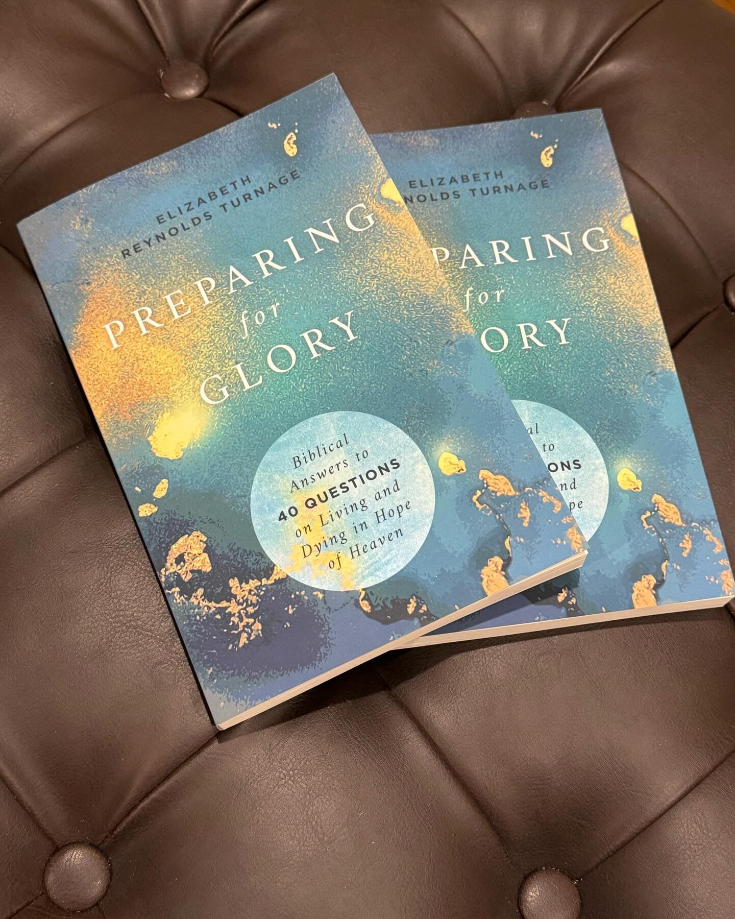 Congrats to @etstory for writing this important work. From my endorsement:&rdquo;Both practical and hope-filled, equipping believers to prepare for the certain glory that awaits us in eternity.&rdquo;