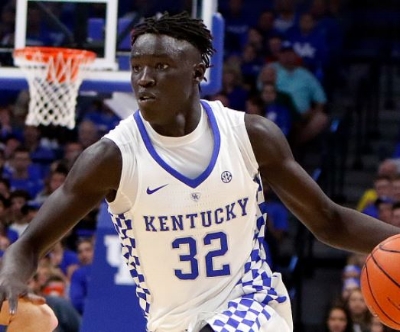 A rare sight: a returning Kentucky player!