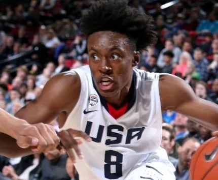 Sexton envisioning the poor sap he's about to dunk on...