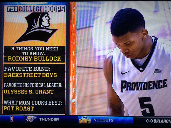 Bullock's two-way versatility, along with his exceptional taste in both 90s music and United States presidents, make him a rare breed in the Big East