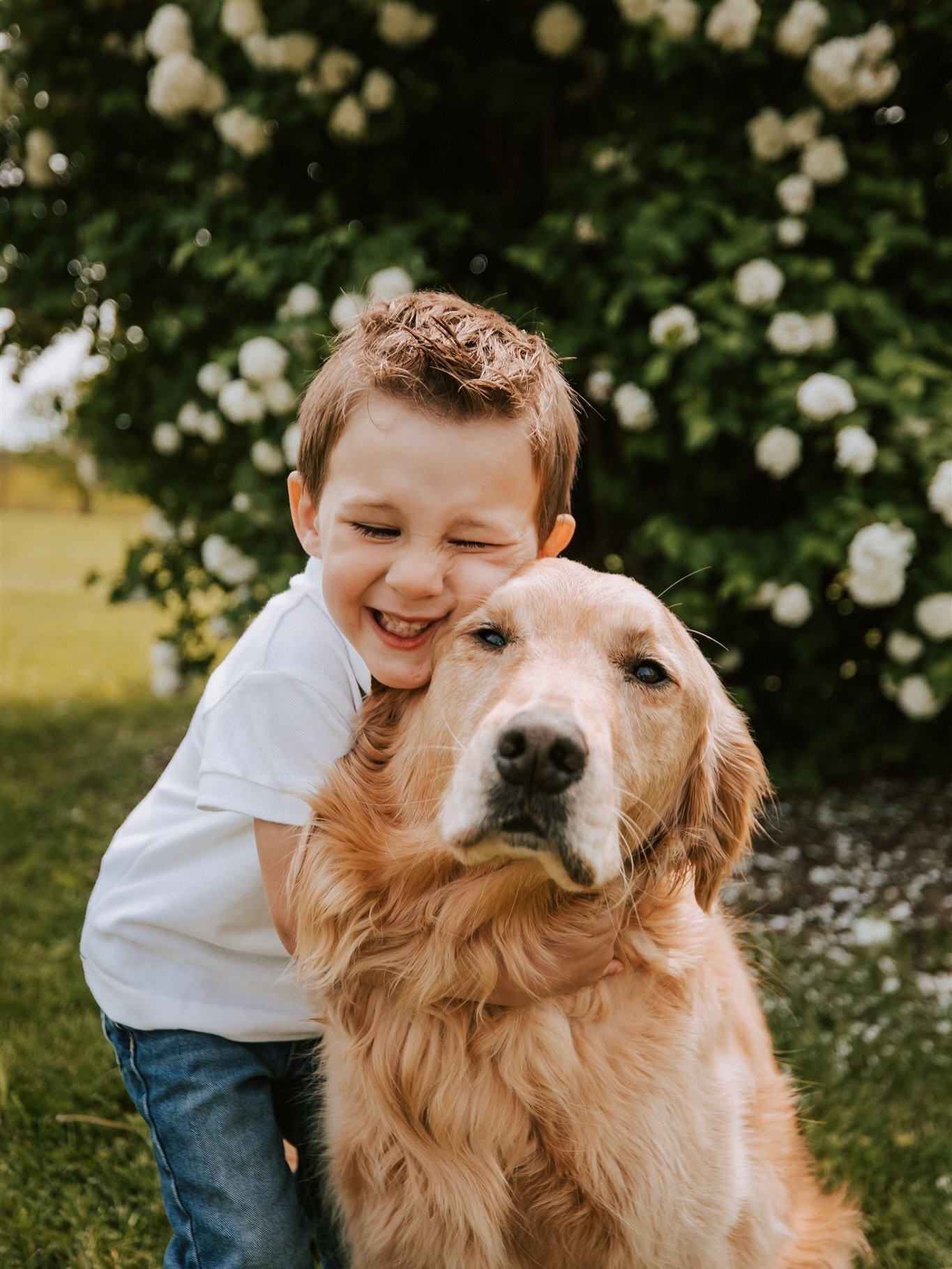 Just a boy and his dog 🤍