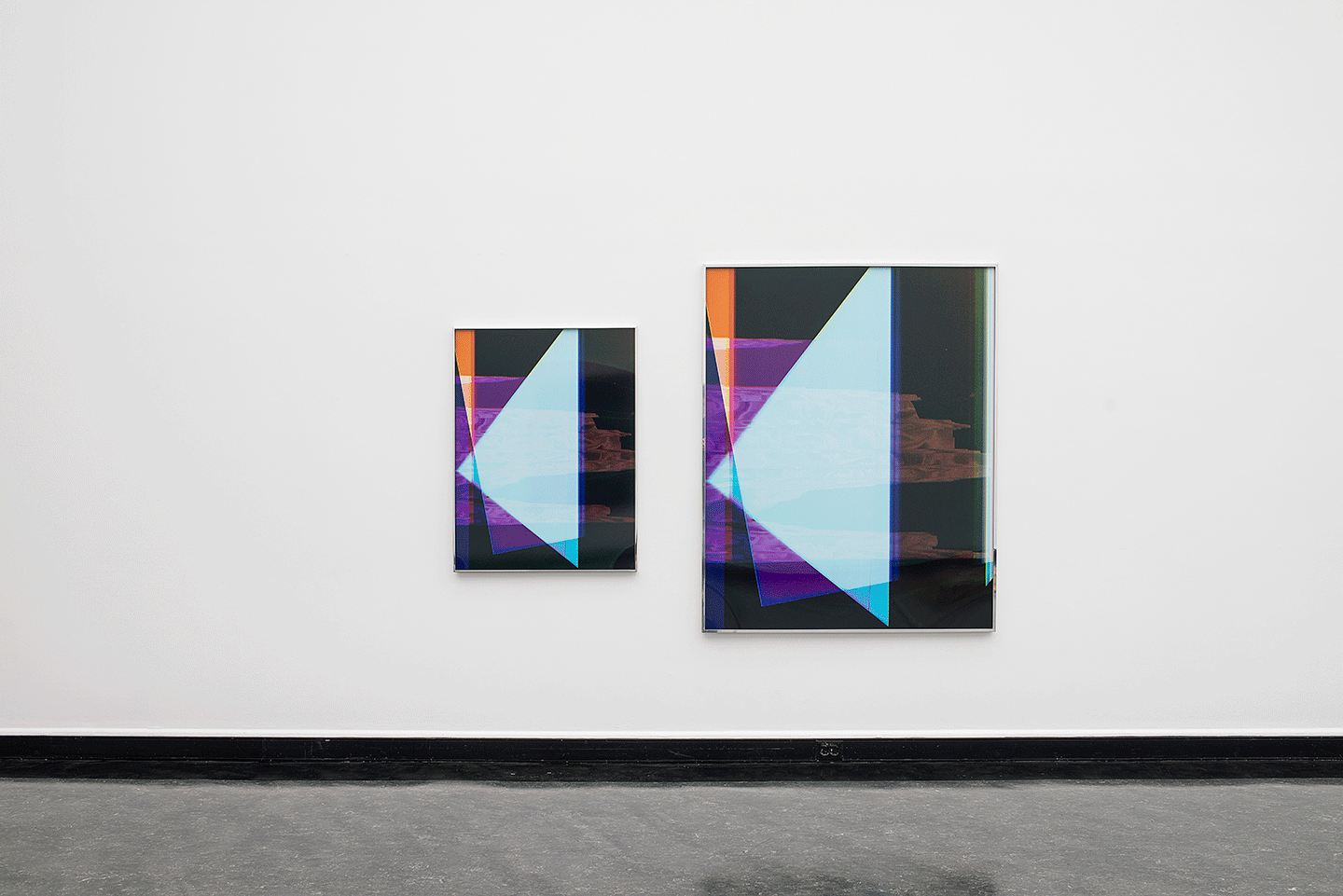 Mono Big and Small, 2015 40x30 inches and 60x48 inches (diptych)