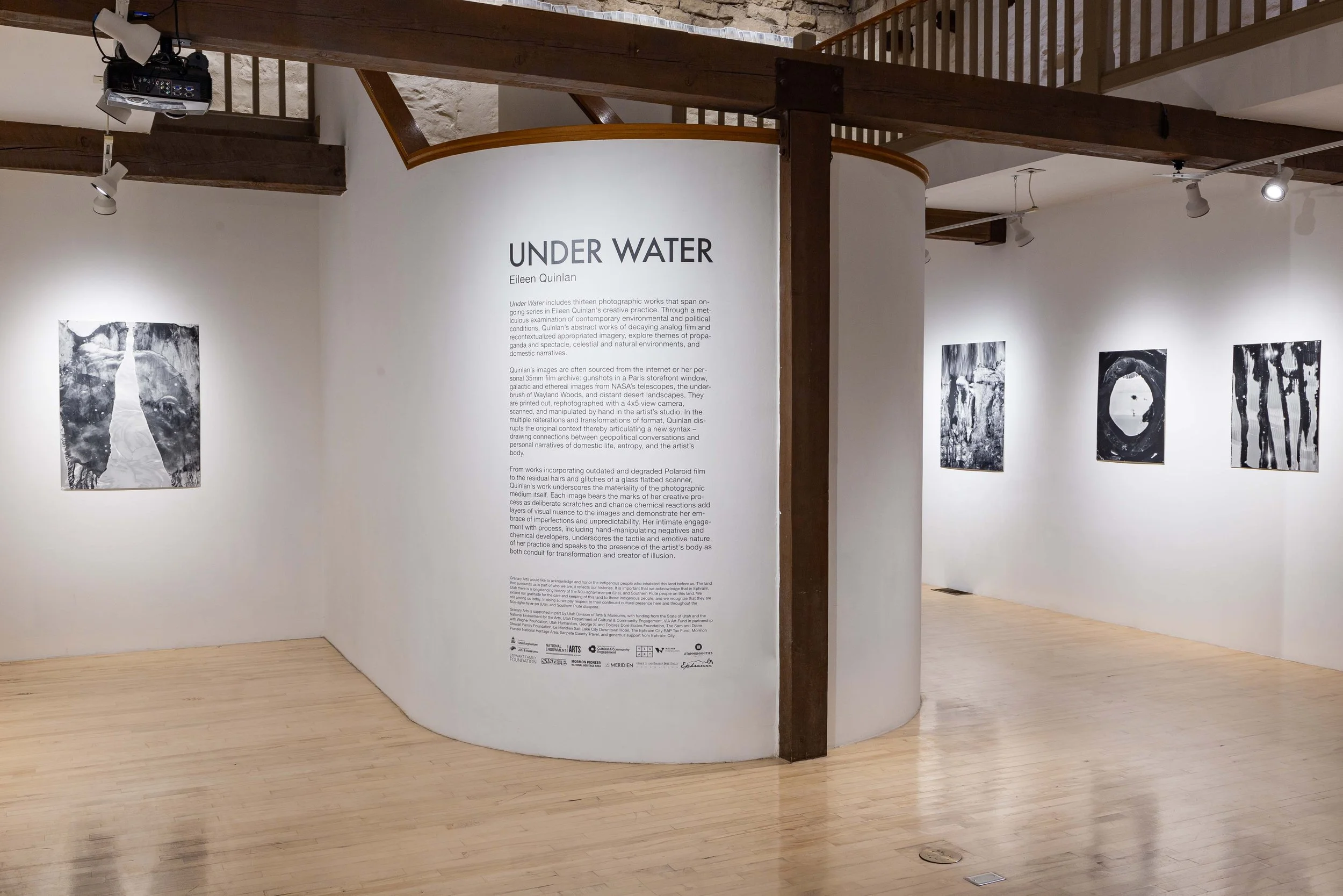 Eileen Quinlan_Install_Under Water_Granary Arts_Ephraim_2024.jpg