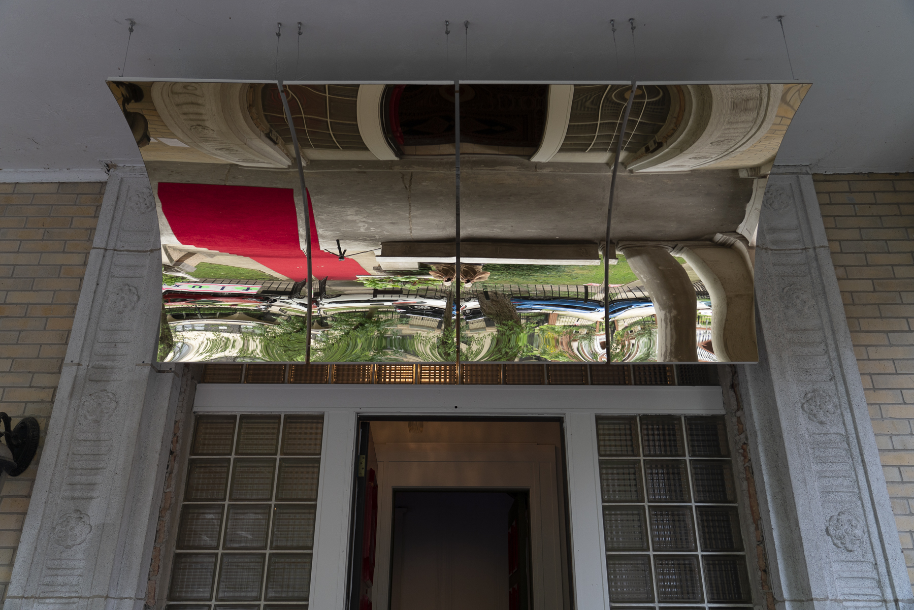 Caught from the wind and anchored to the arch قوس قزح by Maryam Taghavi and Tom Burtonwood