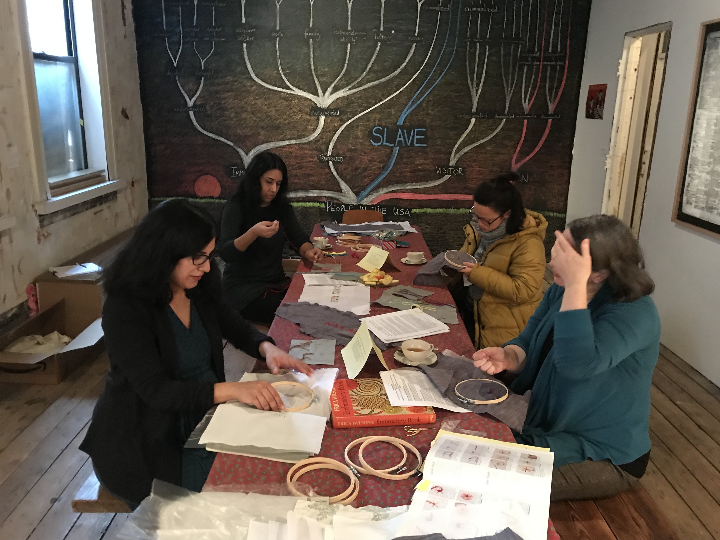 Drone Stories Embroidery Circle