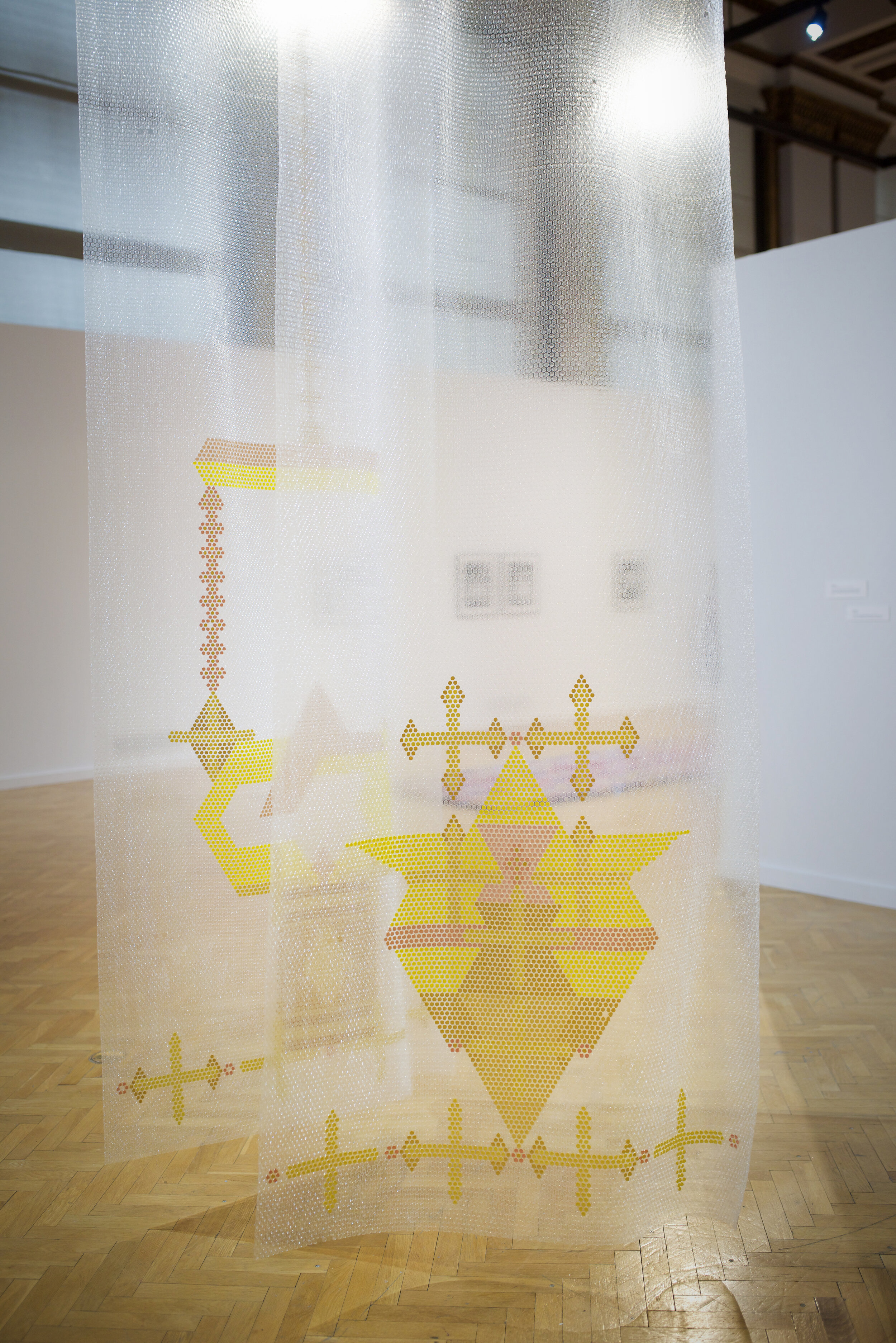  Installation view of work by Roni Packer – photo by Gloria Arroyo. 