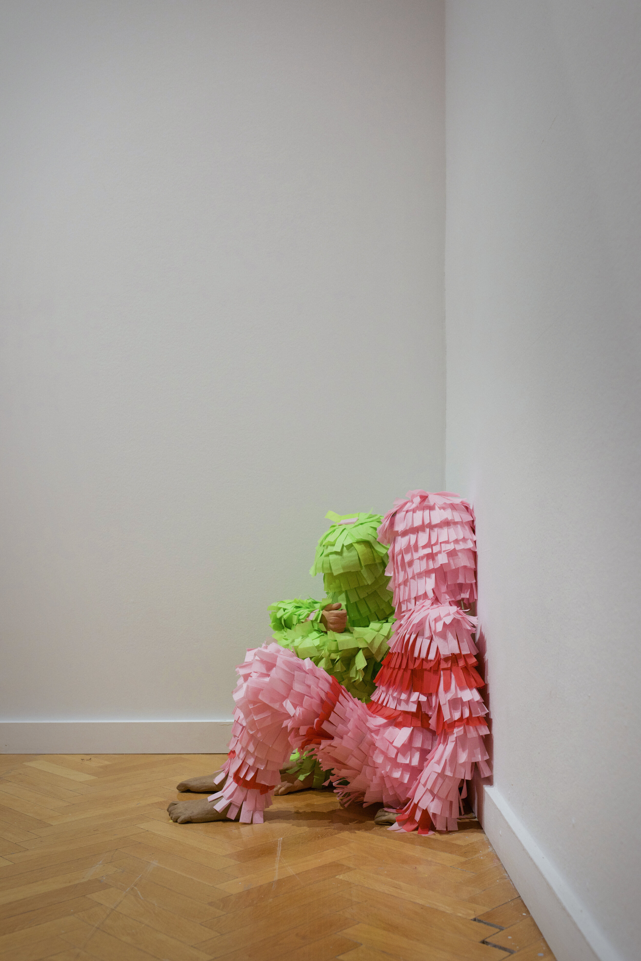  Installation view of work by Moises Salazar – photo by Gloria Arroyo. 