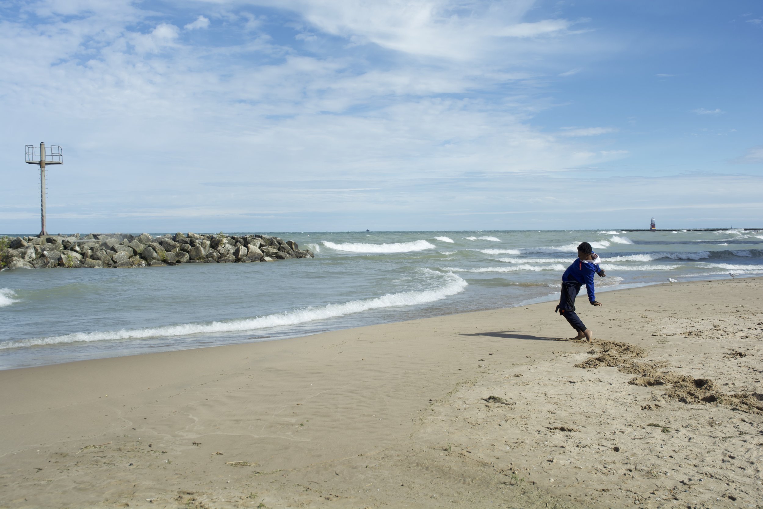  AJ McClenon performing for  Water Music on the Beach  at Lane Beach in 2018. 