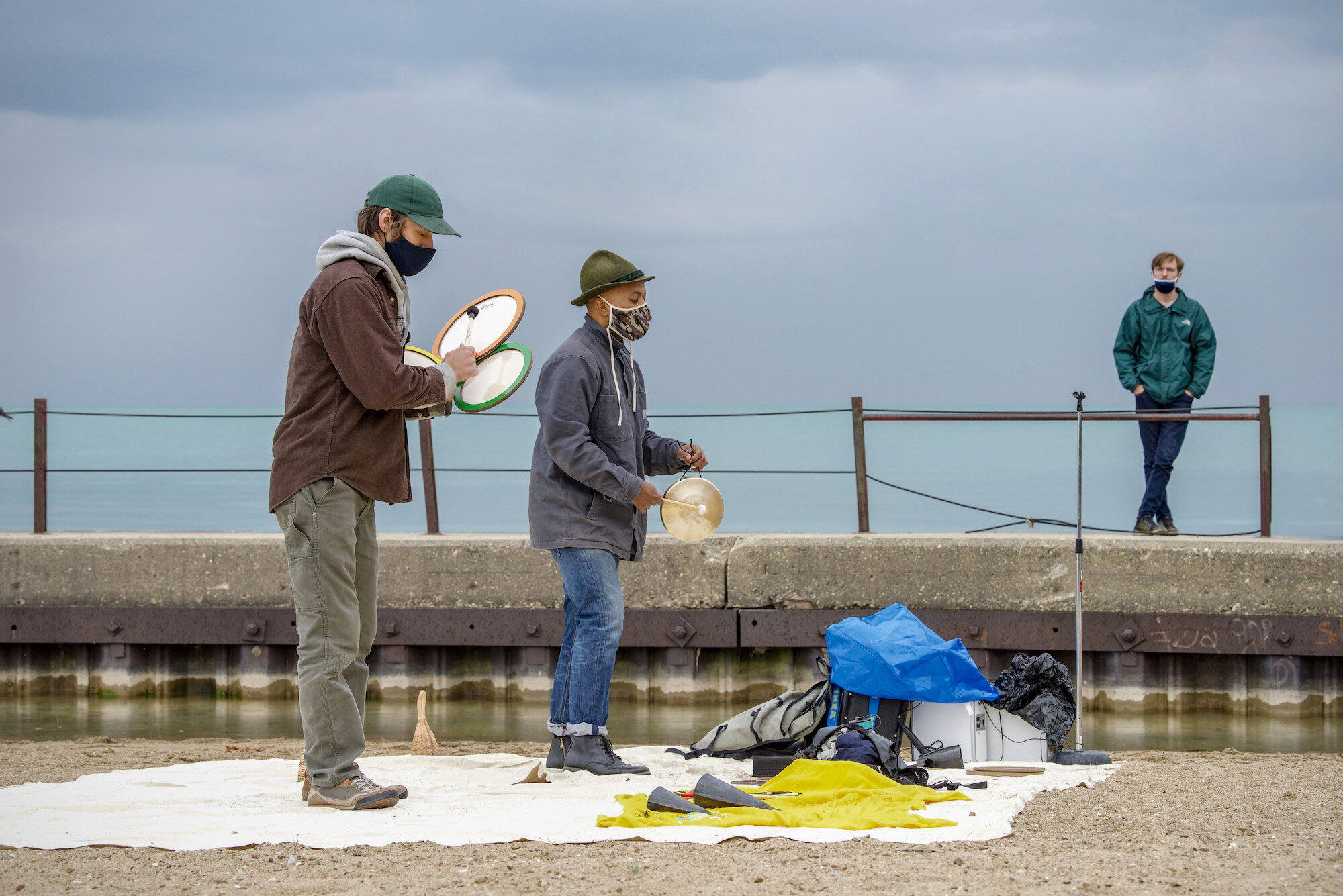  Ben Lamar Gay and Rob Frye performing at  Water   Music on the Rocks  2020, photo by Gloria Araya 