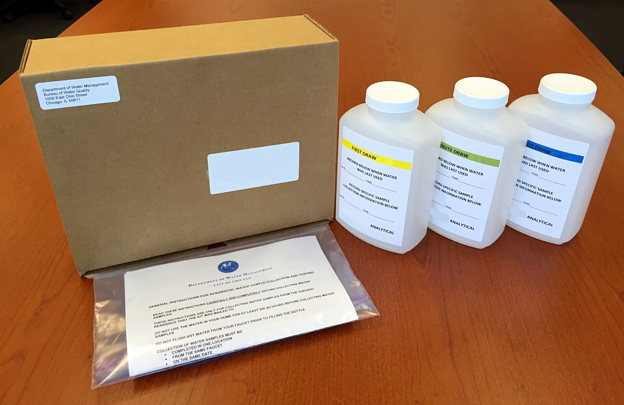 Get a free drinking water test kit