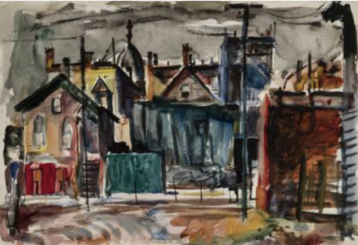  Francis Chapin,  City Scene ,&nbsp; c.&nbsp; 1940, Terra&nbsp;Foundation for American&nbsp;Art 