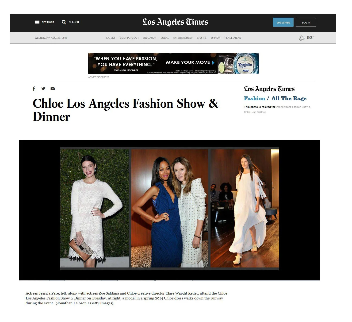 los angeles times
