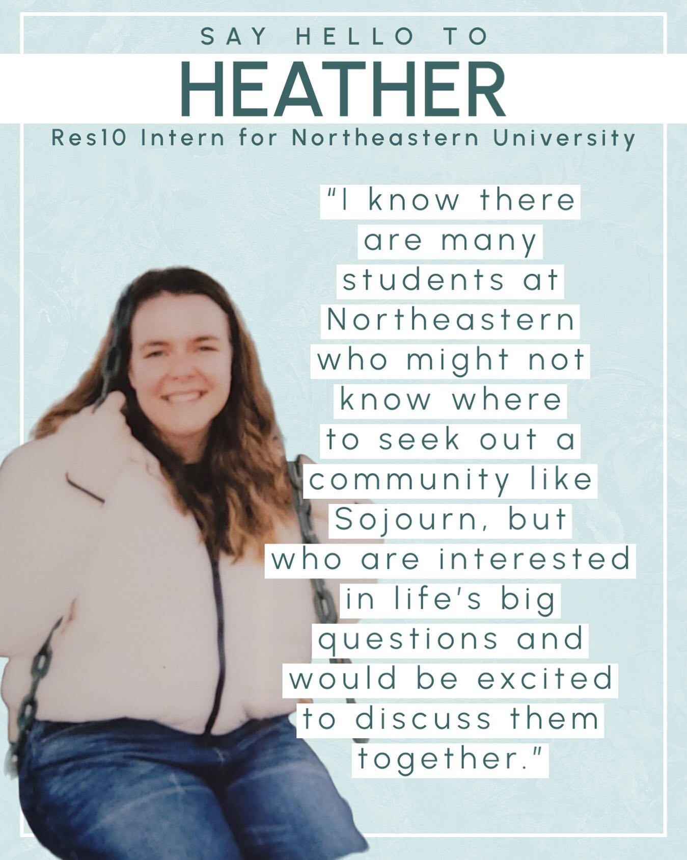 Meet Heather, one of our new interns this year! We love when alumni choose to give back to the community they love and explore what full-time ministry is like. We couldn&rsquo;t be more excited for our Res10 team this year!