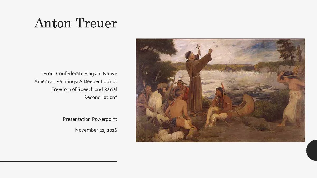 Anton Treuer • Univ. of WI-Stout • 11/21/2016