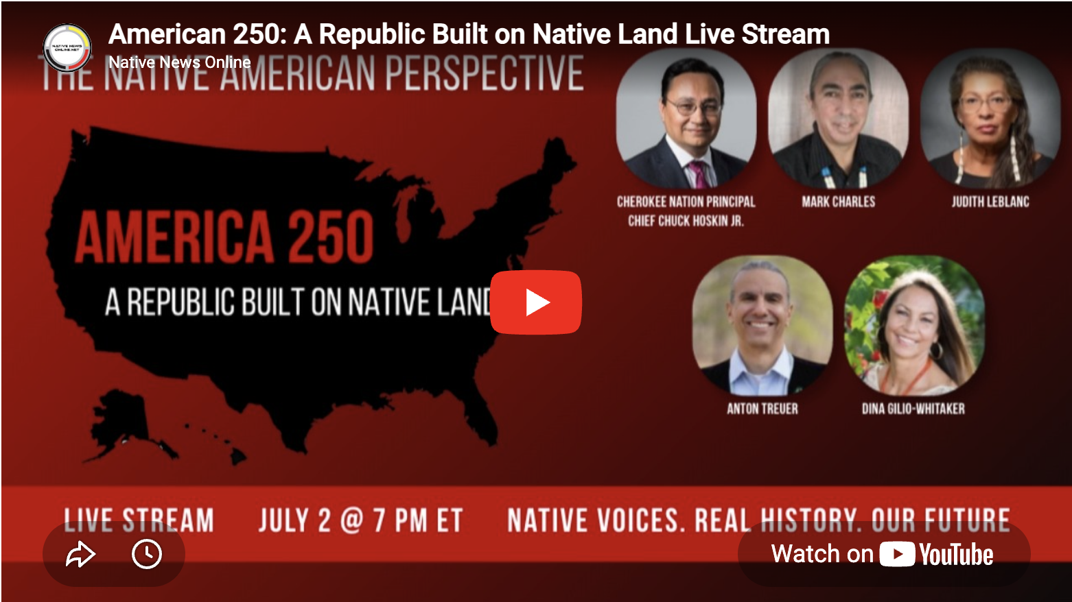 Treuer on America at 250