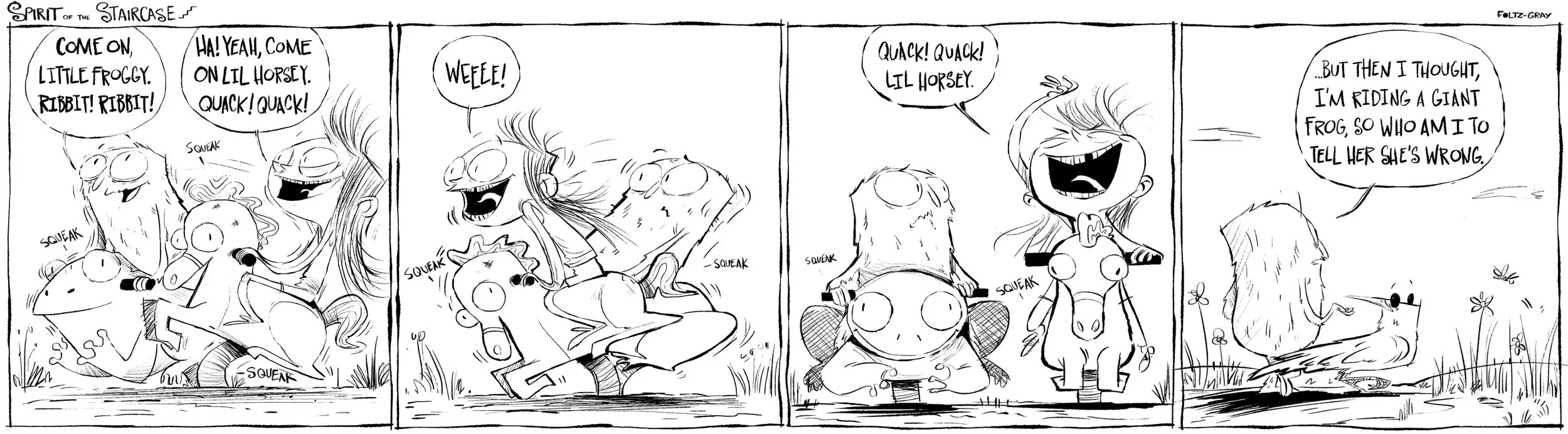SPIRIT OF THE STAIRCASE: QUACK! QUACK!