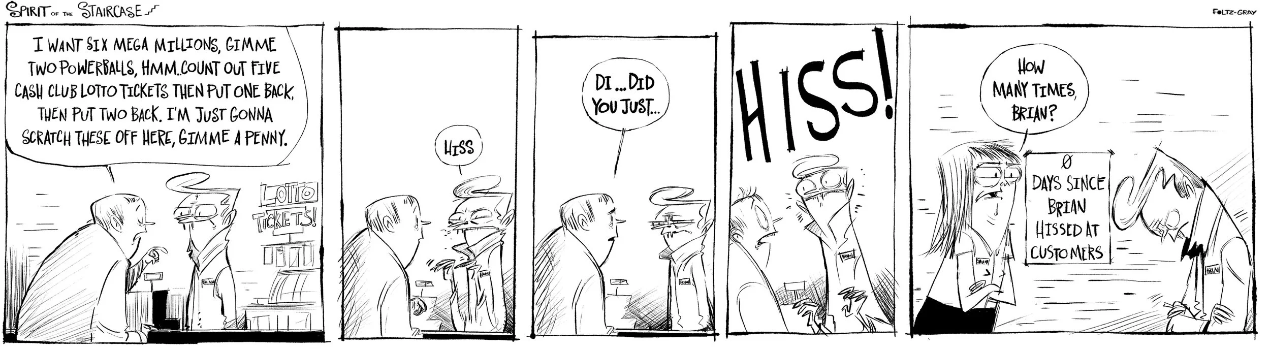 SPIRIT OF THE STAIRCASE: HISS!