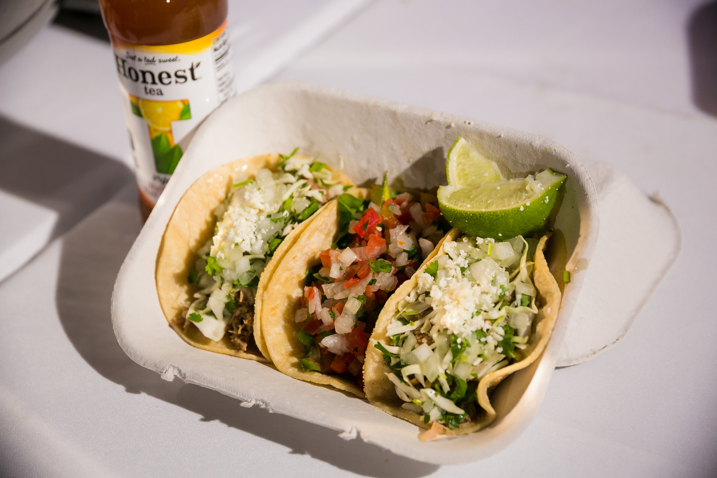 Taco Heads' delicious tacos were the perfect party food for ¡LoweCo. Turns Uno!'s hungry guests.