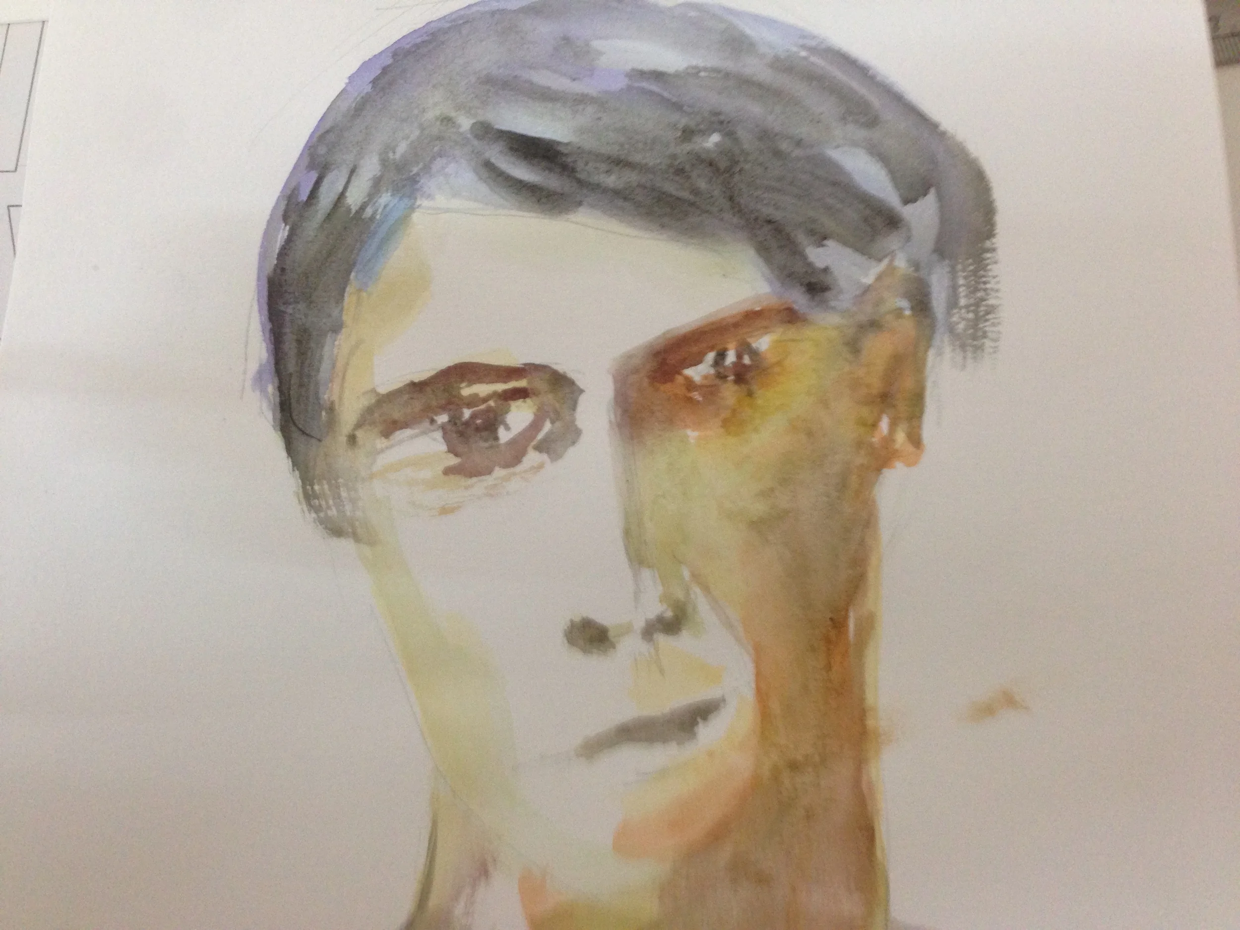 " auto-portrait de jeunesse "