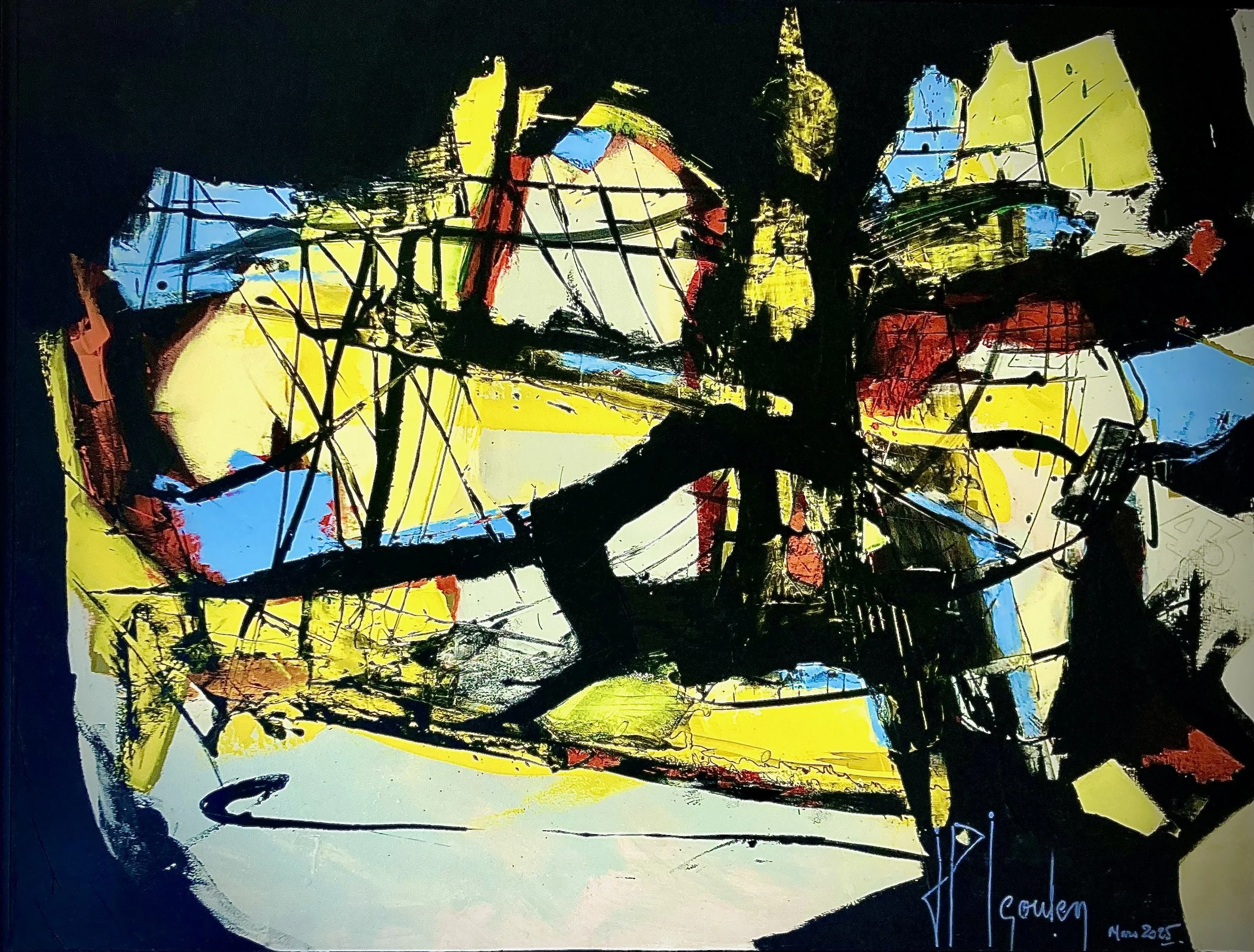 " Notre Dame en feu " Disponible 🟩 1 800 €