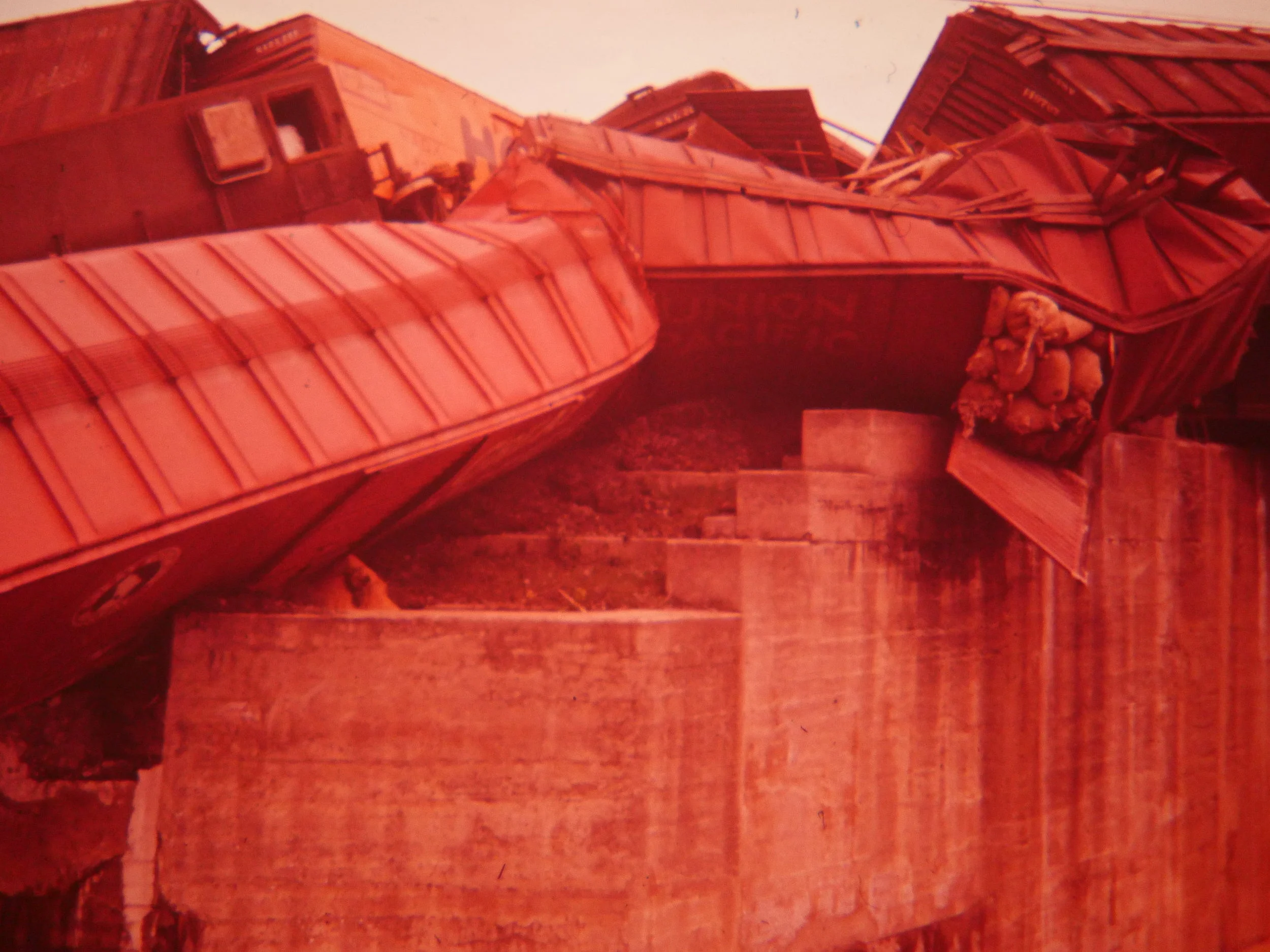 red train wreck series