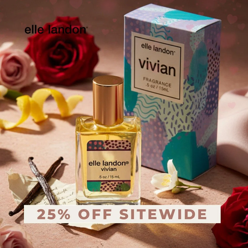 Gift Your Valentine: Vivian is the fragrance that turns heads without trying.  Wild Rose opens with untamed vibrancy, then settles into the warm, comforting embrace of Vanilla, while Jasmine and Lemon weave through with a bright, lingering whisper. C