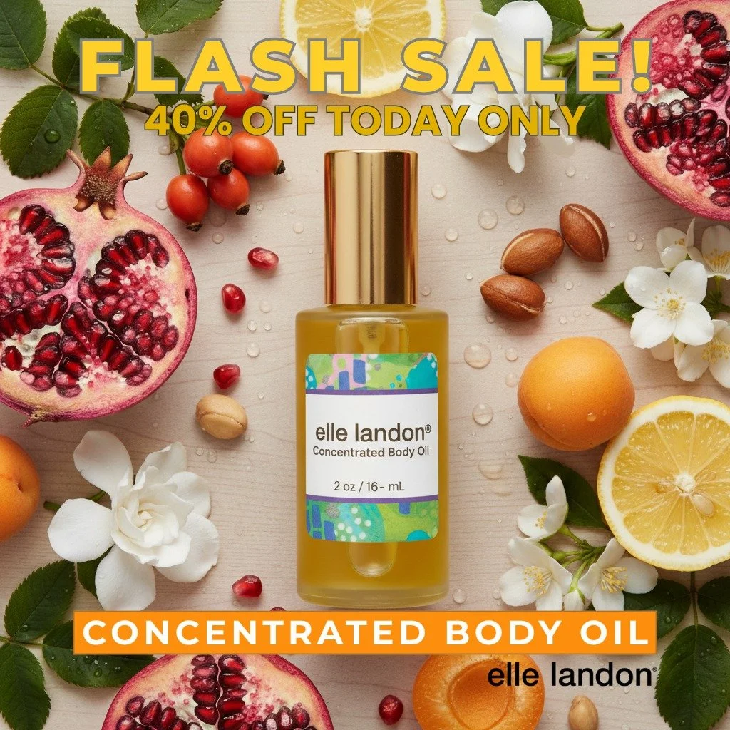 FLASH SALE! 40% OFF TODAY ONLY! Our head-to-toe radiance in a spray, with Pomegranate Oil fading age spots, Argan Oil calming redness, Rosehip Oil smoothing fine lines and Apricot Oil firming skin tone. For dry, irritated, or uneven skin texture, it 