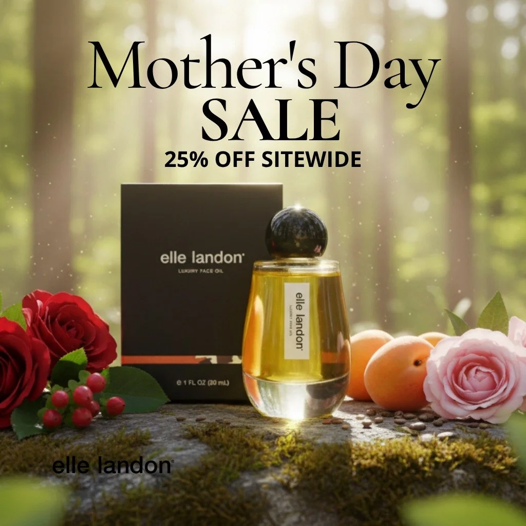 This Mother's Day, give the gift of pure radiance with our best-selling Luxury Face Oil. A luxurious blend of 11 pure botanical oils, it sinks in deeply to hydrate, brighten, smooth fine lines, and calm irritation, delivering real, visible results fo