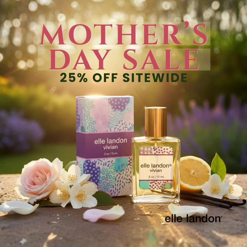 Fragrances top every Mother's Day Wish List! Meet Vivian: Precious, bold wild flowers settle into the skin with the soft, sweet notes of Jasmine, Rose, Vanilla and Lemon. It transitions beautifully from day to night, inviting you to carry it everywhe