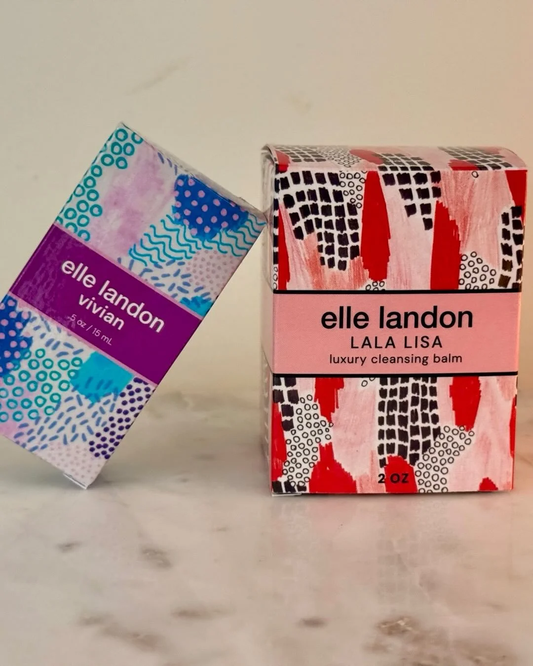 Make your skin a work of art with the glow of nutrient rich botanical oils.
Introducing beautiful new packaging by artist Alice Alva! At Elle Landon, we love beauty not only in the quality of our products and company, but also in what graces our pack