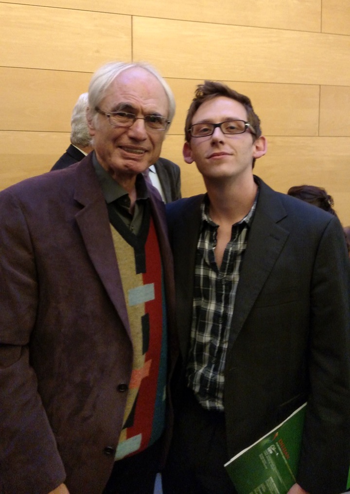 With composer TIgran Mansurian.