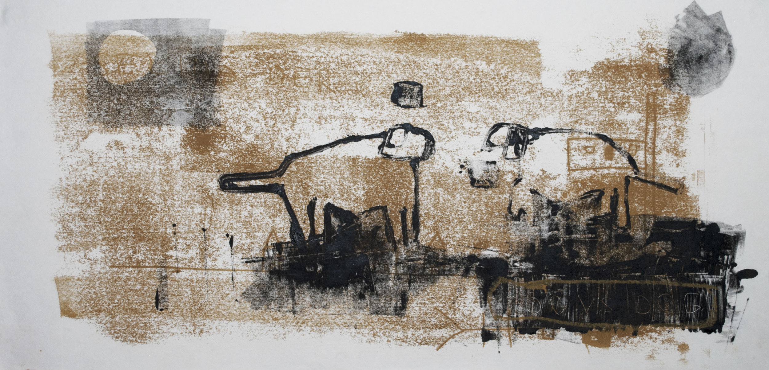 Dog vs. Dog 2 26" X 13"