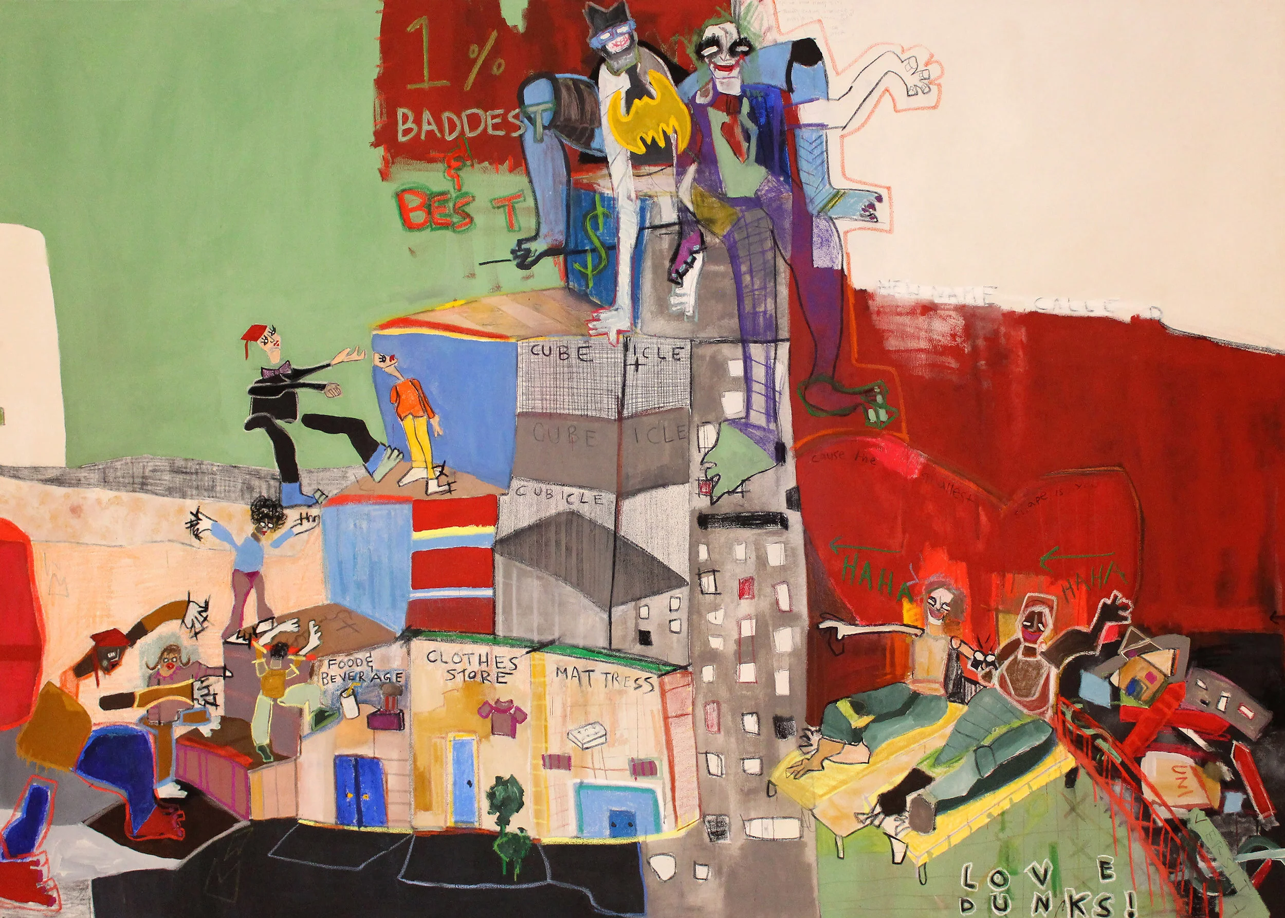 Income Inequality, Imagine Panel 3 8' x 5.5' Panel 3 ArtPrize 9 | Grand Rapids Art Museum