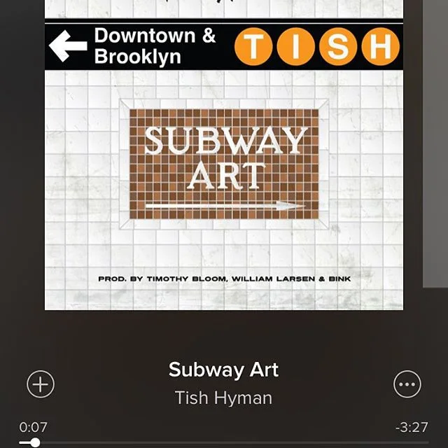 First track Im'a get addicted to in 2016. #newyearnewmusic #2016 #newmusic #newyear #subwayart #tishhyman #nyc #goodmusic