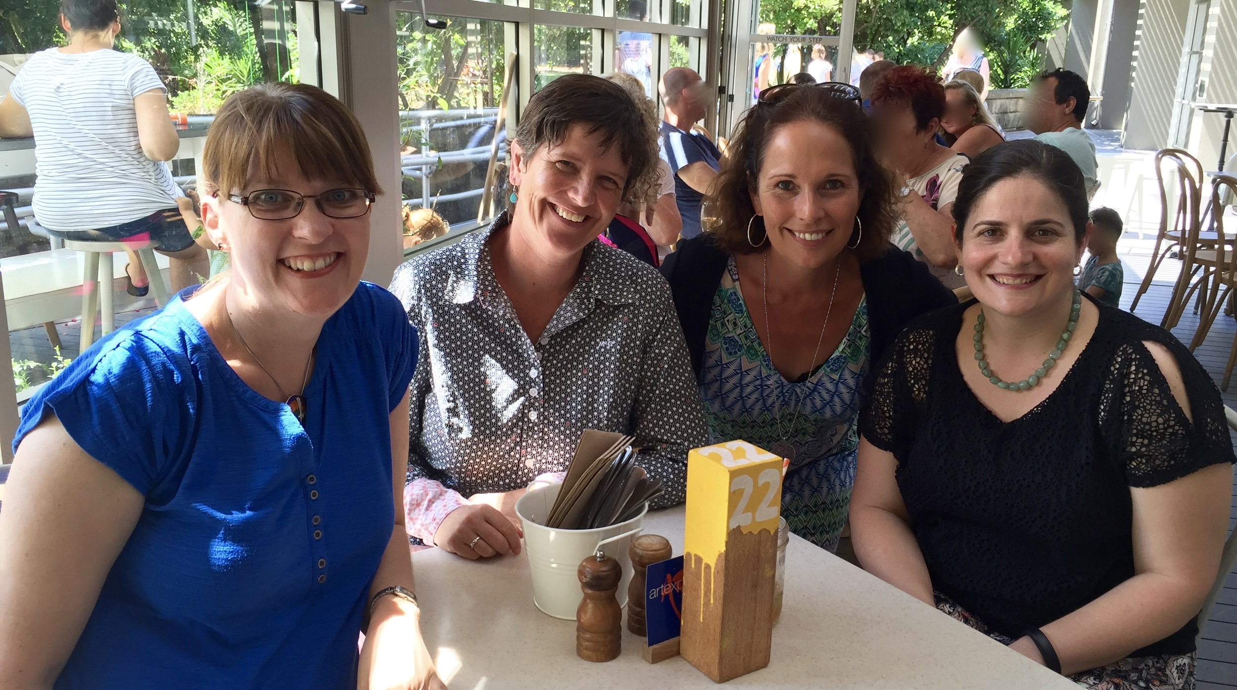 From Left to Right: Roxanne McLeod, Ann Lehmann-Kuit, Al Fuller, Elena Bellinato