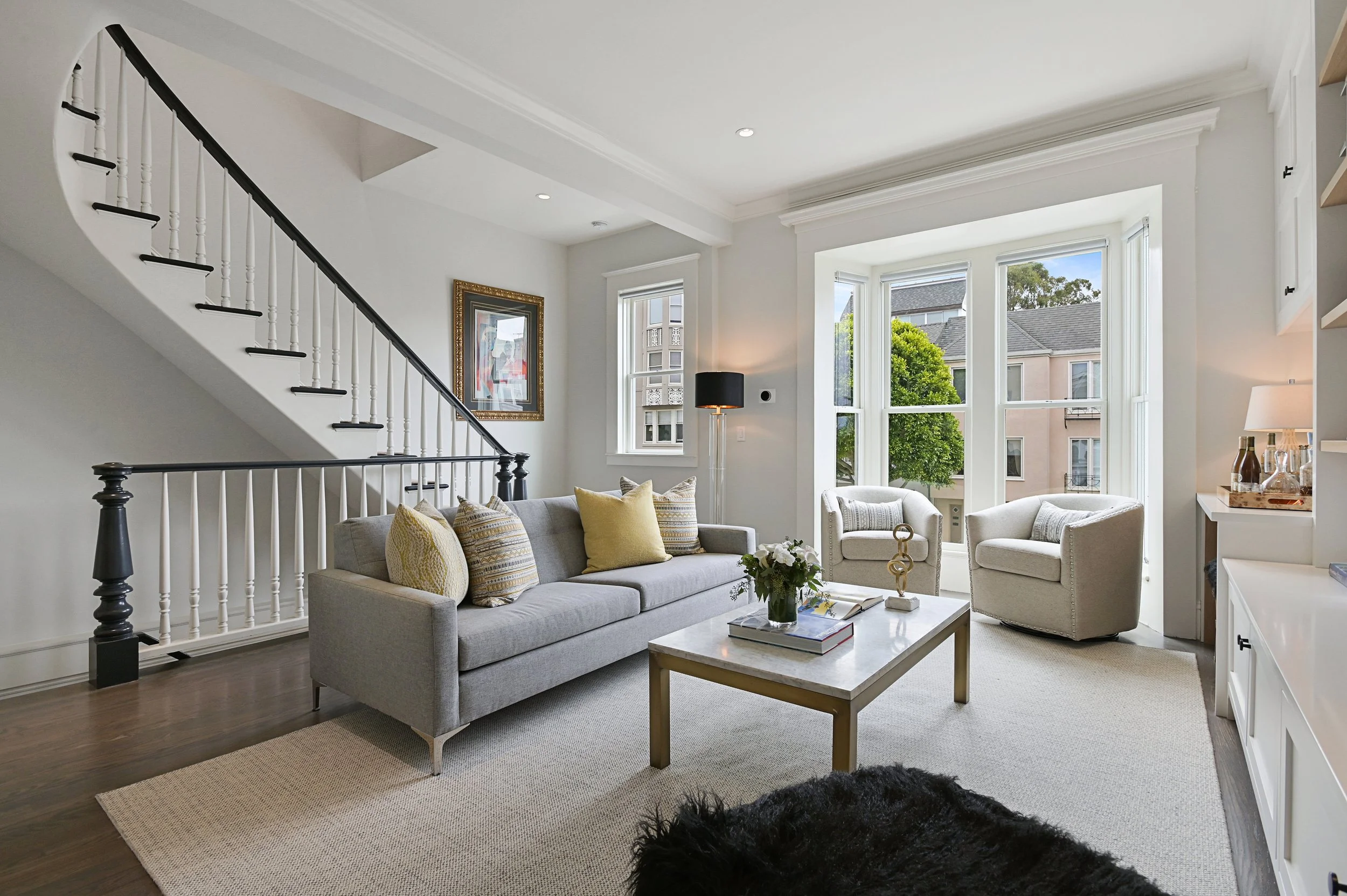 living room in San Francisco built by Hive Builds building contractor