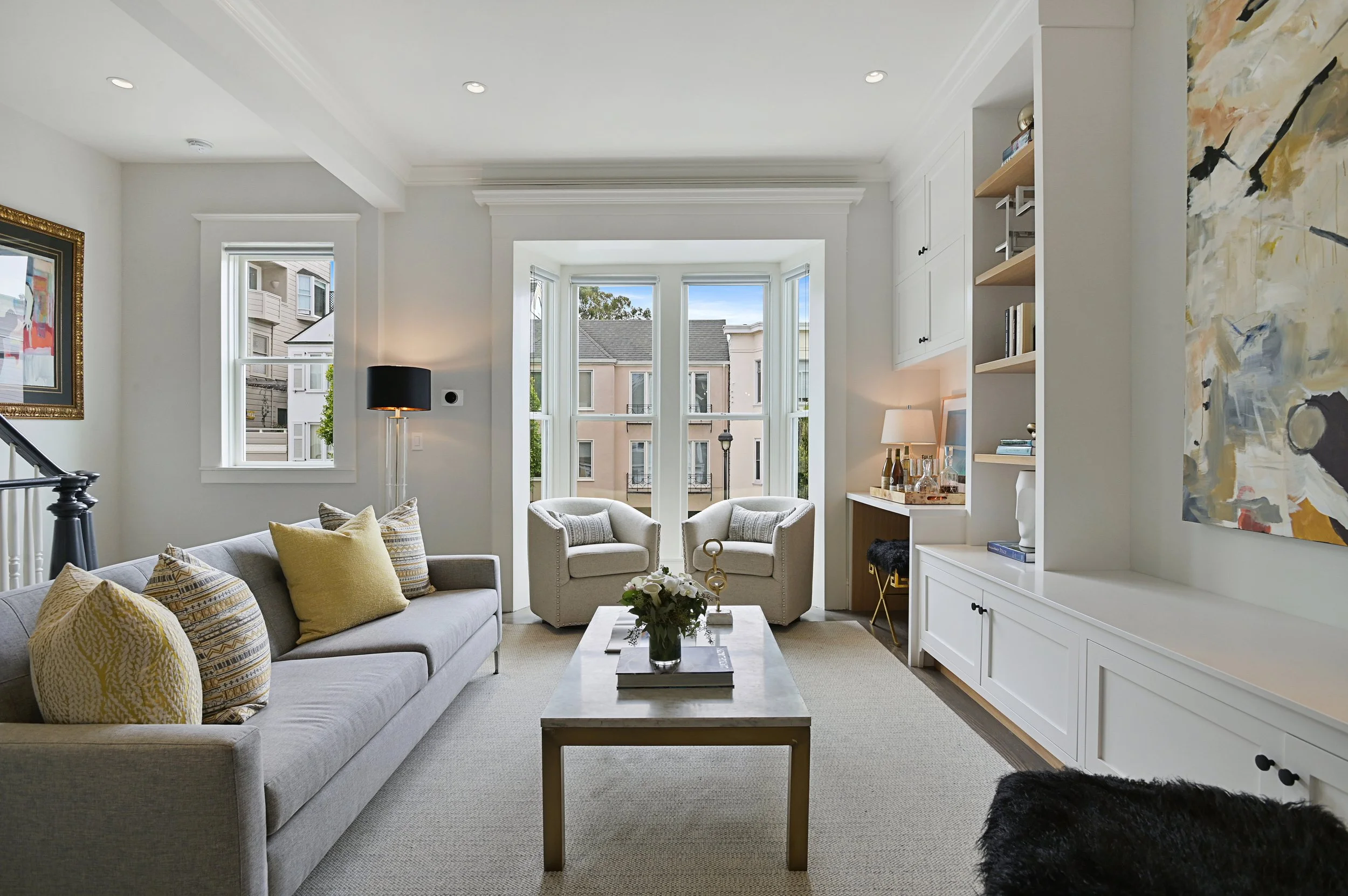 living room in San Francisco built by Hive Builds building contractor