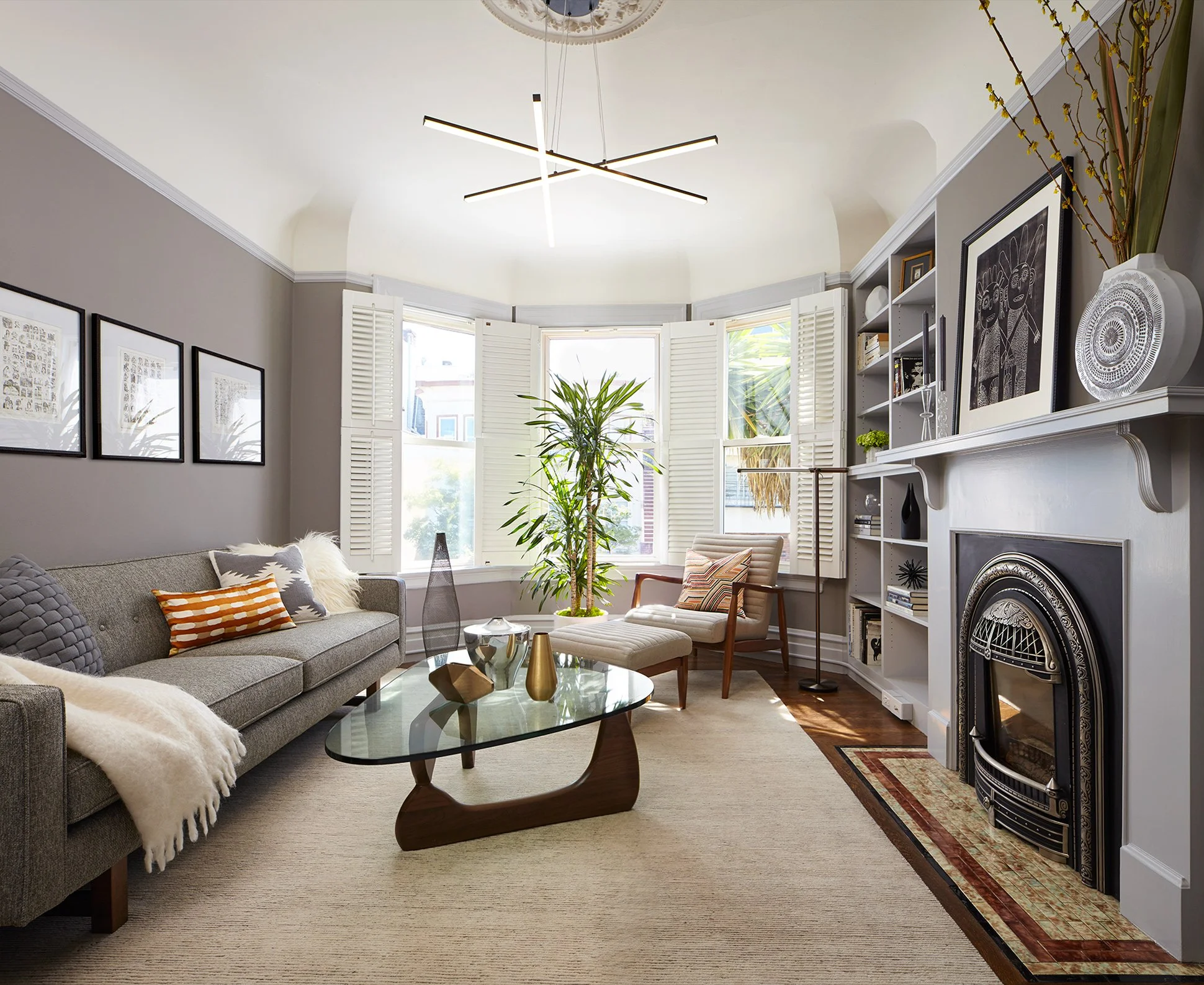 Living room remodeled by Hive Builds general contractor San Francisco