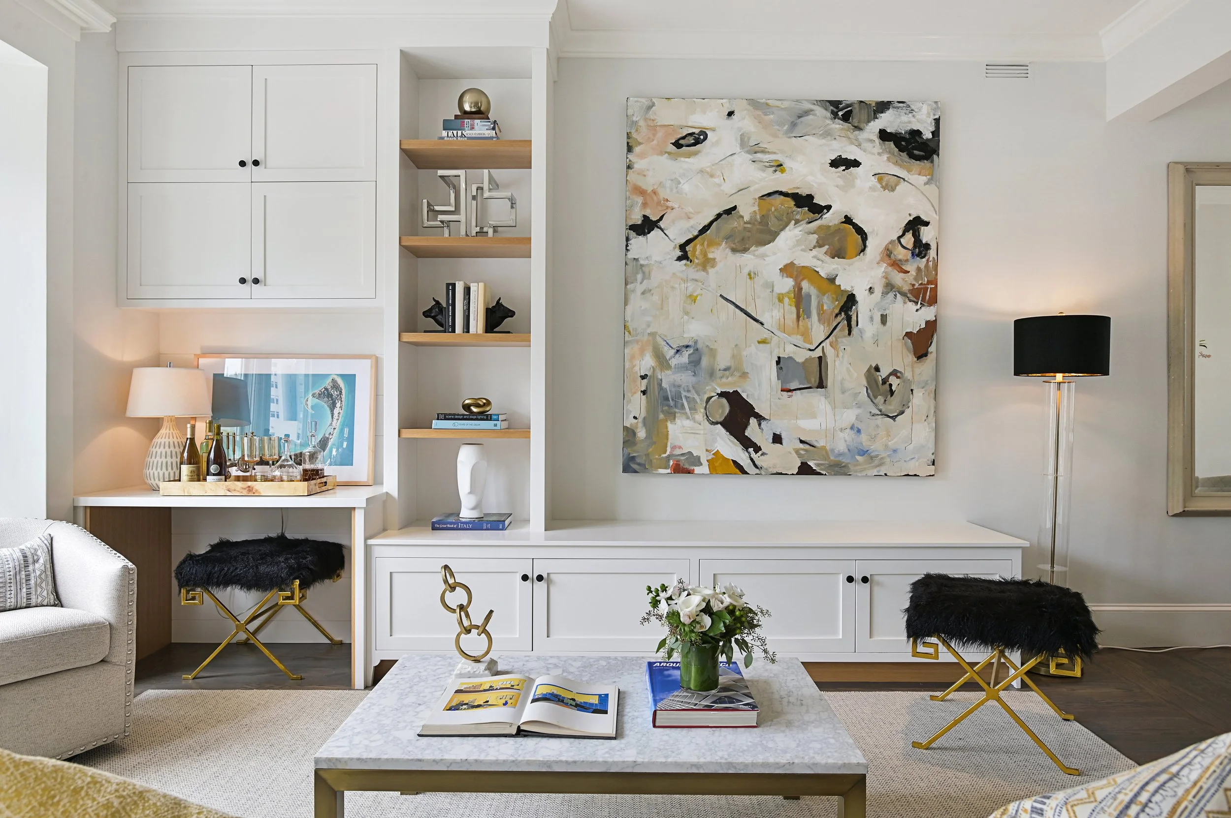 living room in San Francisco built by Hive Builds building contractor