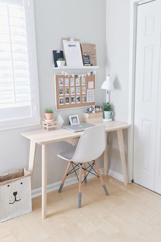 Create a simple desk space at home.jpg