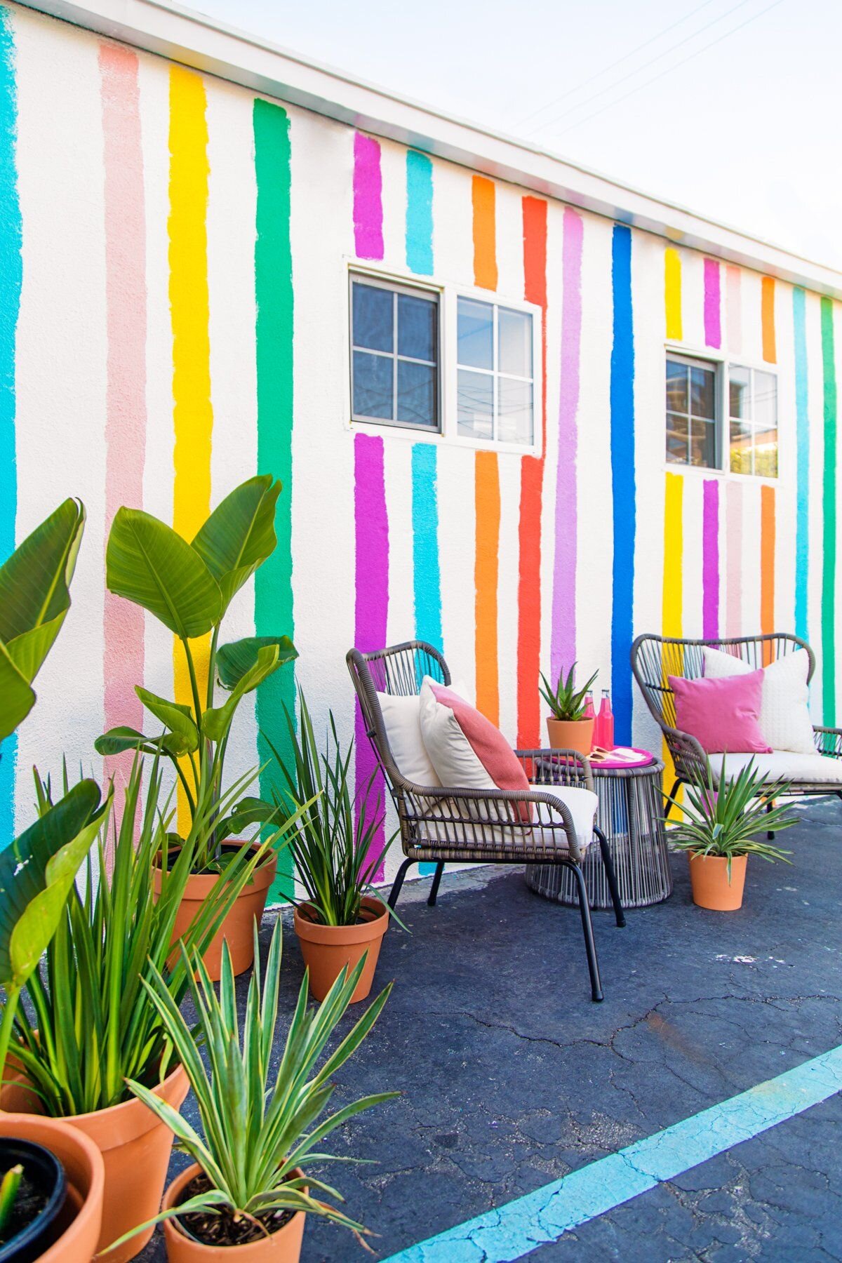 How To Paint A Rainbow Stripe Wall - Studio DIY.jpg