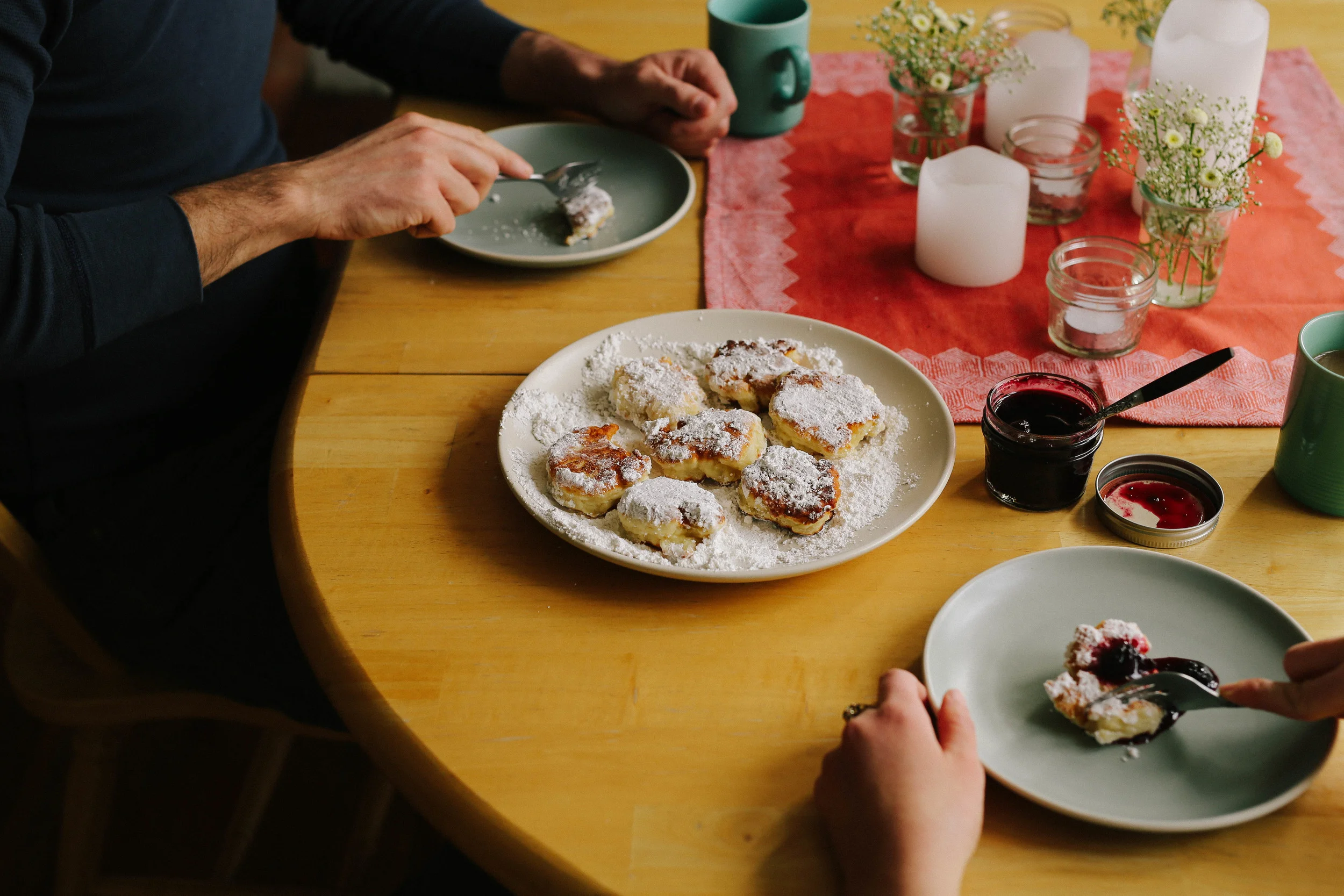 field + forest | sufganiyot