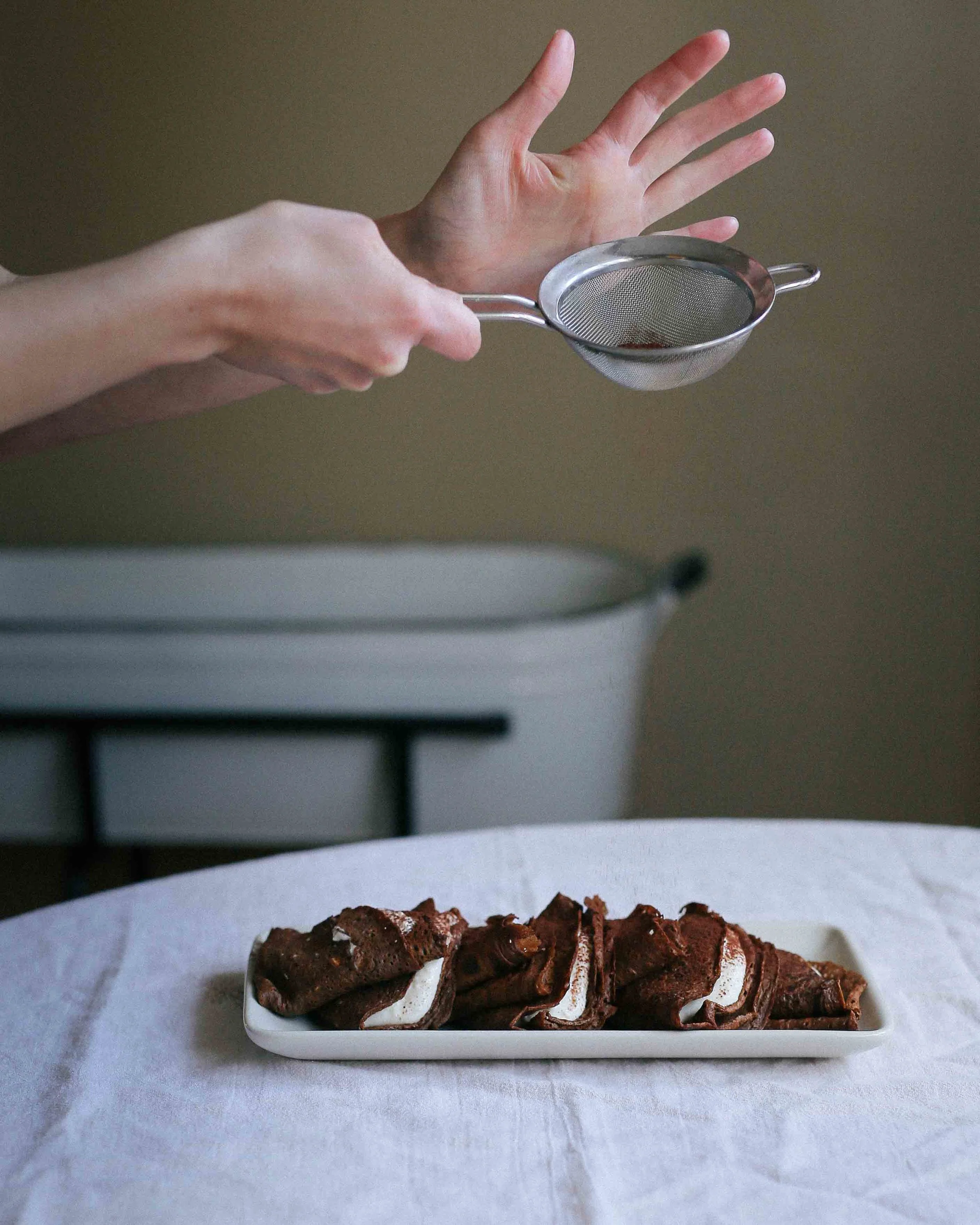 chocolate stout crepes