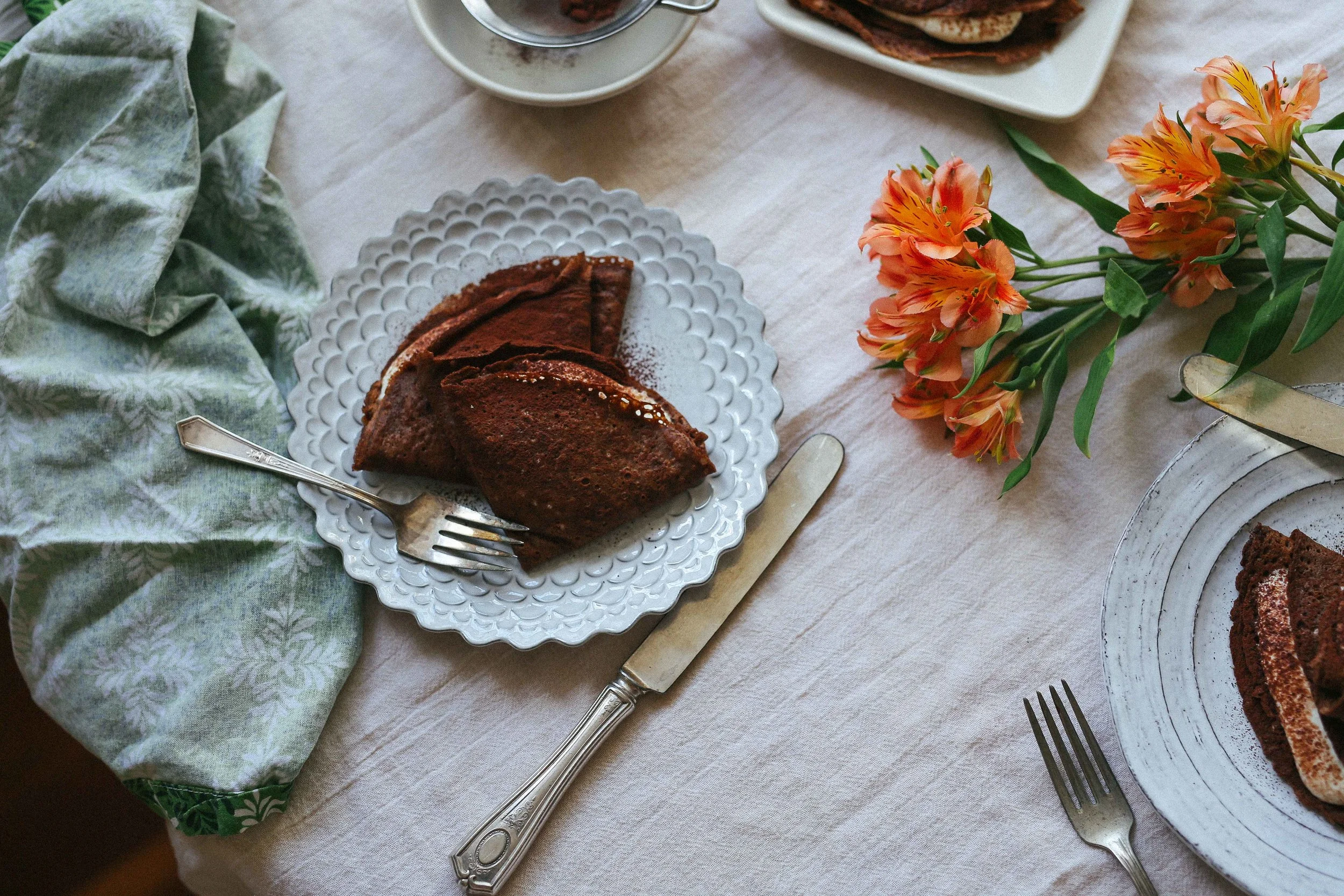 chocolate stout crepes